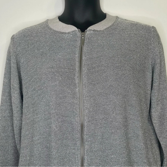 Capsule Metallic Silver Jacket Size 16/18 - Picture 2 of 3